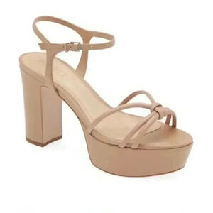 NEW Schutz Kelsie Leather Platform Sandals size 9.5